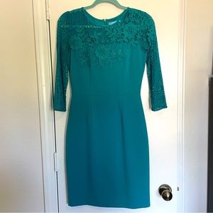 Antonio Melani Green Lace Detail Dress